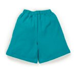 Kids Girls Graphic Printed 100%Organic Cotton Shorts - Blue and Pink - Image 4