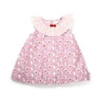 Girls 100% Organic Cotton Angels Printed Balloon Frock