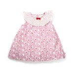 Girls 100% Organic Cotton Angels Printed Balloon Frock