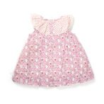Girls 100% Organic Cotton Angels Printed Balloon Frock - Image 2
