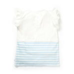 Girls Butterfly & Floral Embroidered Organic Cotton Top - Image 2